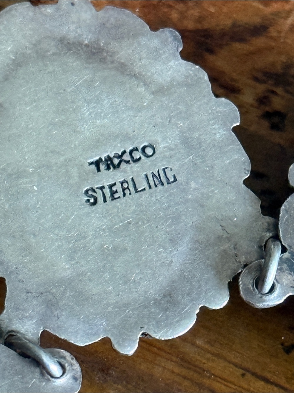 Taxco Artisan Mexico Sterling Silver Floral Ovals Necklace Bracelet Earring Set - Picture 7 of 15